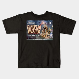 VC European Vacation Postcard Kids T-Shirt